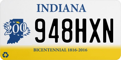 IN license plate 948HXN