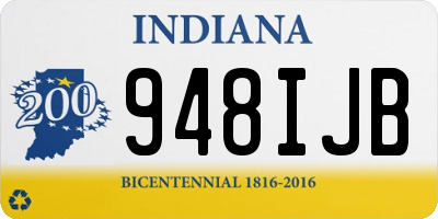 IN license plate 948IJB