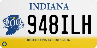 IN license plate 948ILH