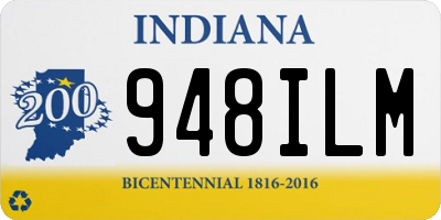 IN license plate 948ILM