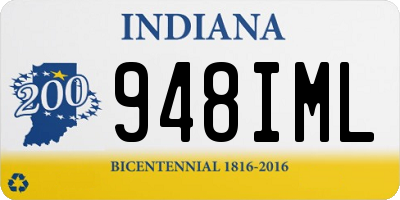 IN license plate 948IML