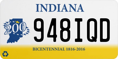IN license plate 948IQD