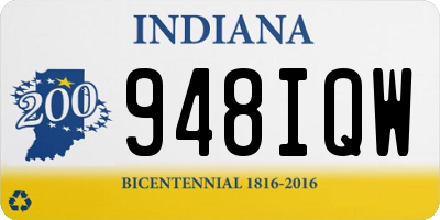 IN license plate 948IQW