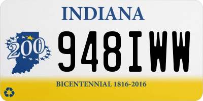 IN license plate 948IWW