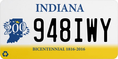 IN license plate 948IWY