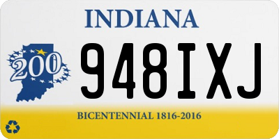 IN license plate 948IXJ