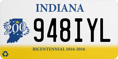 IN license plate 948IYL