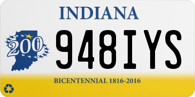 IN license plate 948IYS