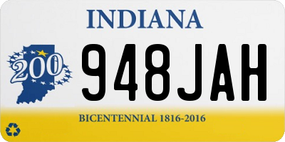 IN license plate 948JAH