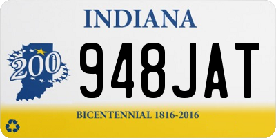 IN license plate 948JAT