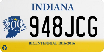 IN license plate 948JCG