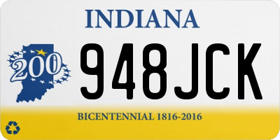 IN license plate 948JCK