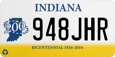 IN license plate 948JHR