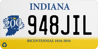 IN license plate 948JIL