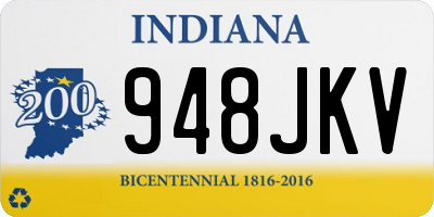 IN license plate 948JKV