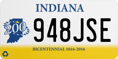 IN license plate 948JSE