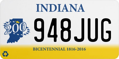 IN license plate 948JUG