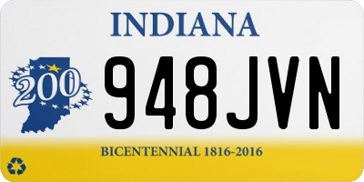IN license plate 948JVN