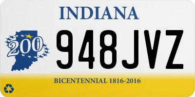 IN license plate 948JVZ