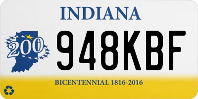 IN license plate 948KBF