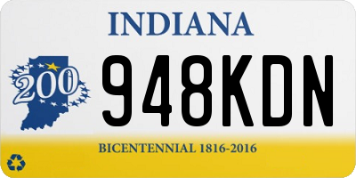 IN license plate 948KDN