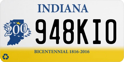 IN license plate 948KIO