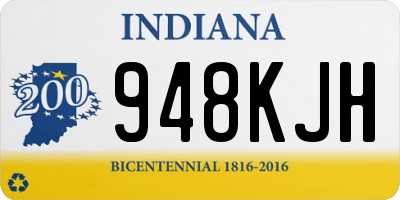IN license plate 948KJH