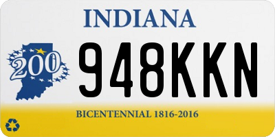 IN license plate 948KKN