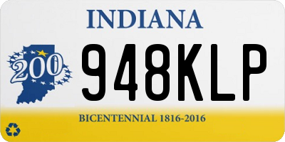 IN license plate 948KLP
