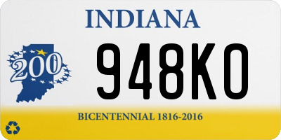 IN license plate 948KO