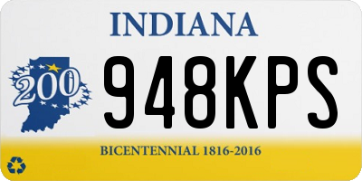 IN license plate 948KPS