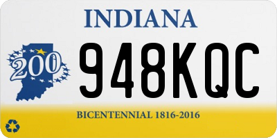 IN license plate 948KQC