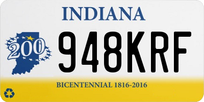 IN license plate 948KRF