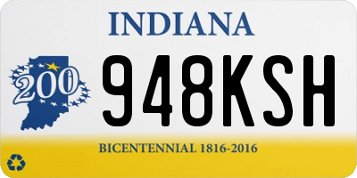 IN license plate 948KSH