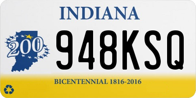 IN license plate 948KSQ