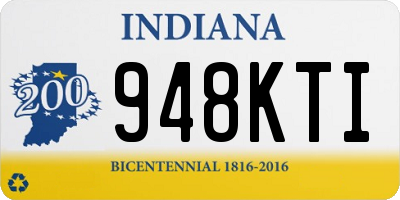 IN license plate 948KTI