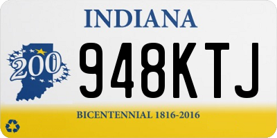 IN license plate 948KTJ