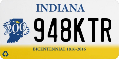 IN license plate 948KTR