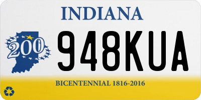 IN license plate 948KUA