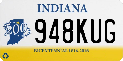 IN license plate 948KUG