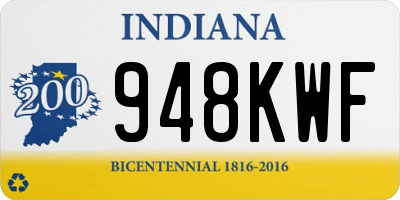 IN license plate 948KWF