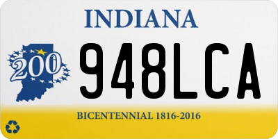 IN license plate 948LCA