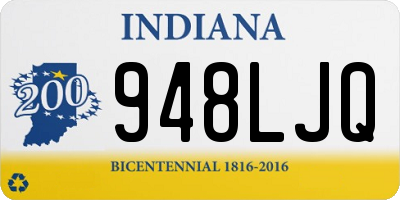 IN license plate 948LJQ