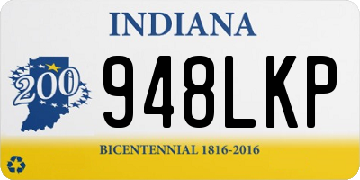 IN license plate 948LKP
