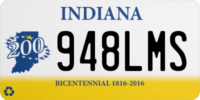 IN license plate 948LMS