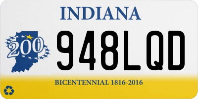 IN license plate 948LQD