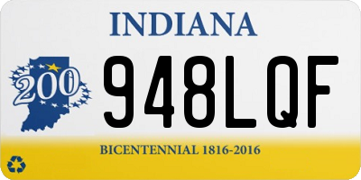 IN license plate 948LQF