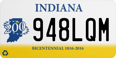 IN license plate 948LQM