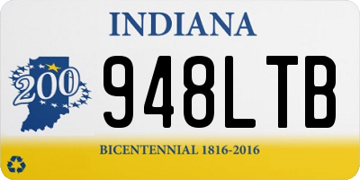 IN license plate 948LTB
