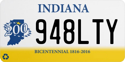 IN license plate 948LTY